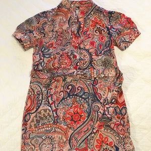 Banana Republic 100% silk tunic or minidress